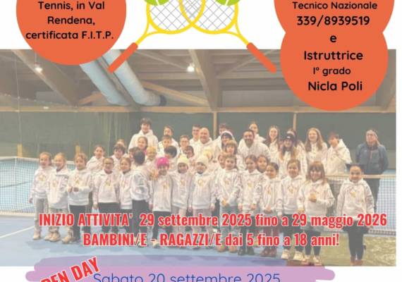 Scuola tennis 20252026